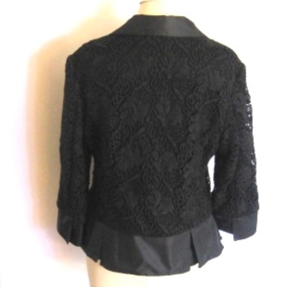 Samuel Dong Lace/ Satin Evening Jacket - Picture 4 of 11